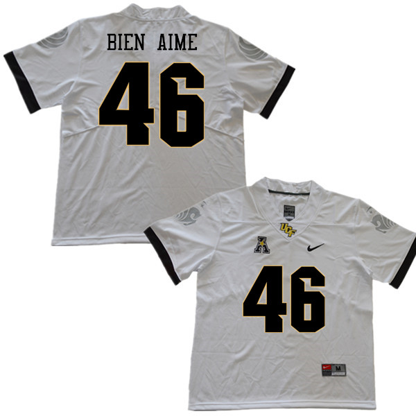 Men #46 Philjae Bien Aime UCF Knights College Football Jerseys Sale-White